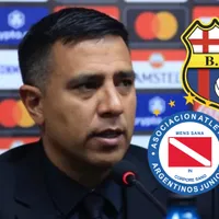 El tenso momento entre César Farías y periodista tras el Barcelona vs. Argentinos Jrs.