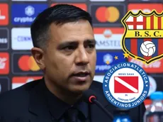 El tenso momento entre César Farías y periodista tras el Barcelona vs. Argentinos Jrs.