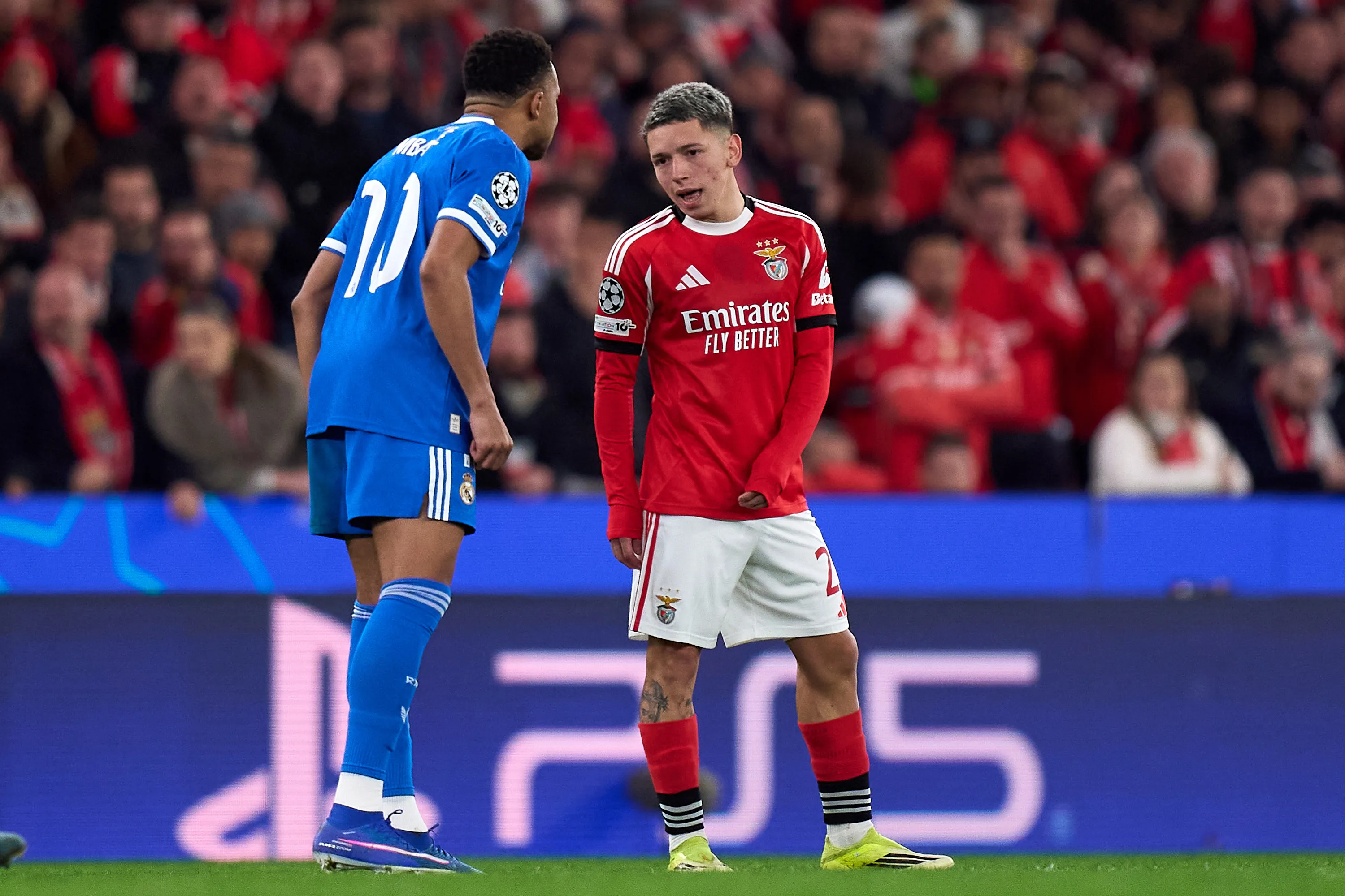 Prestianni también fue increpado por Vinicius. (Foto: GettyImages)