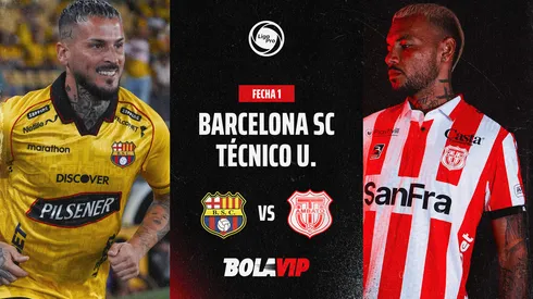 El minuto a minuto de Barcelona SC vs Técnico Universitario