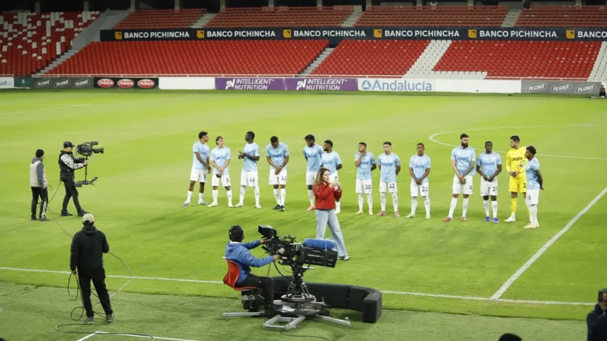 U. Católica se presentó en el Estadio. Foto: Expreso – Extra.