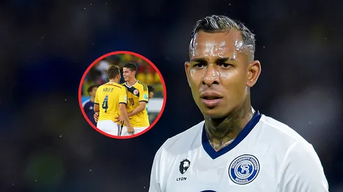 Sebastián Villa empujó a Santiago Arias.