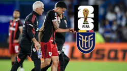 Kendry Páez sufrió una lesión en el hombro en River Plate