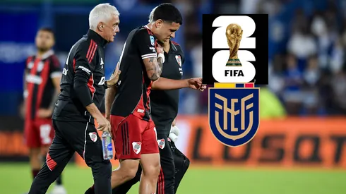 Kendry Páez sufrió una lesión en el hombro en River Plate