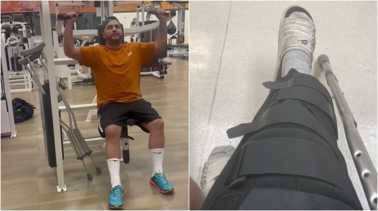 José Jaramillo fue operado de la rodilla tras una rotura de meniscos. (Foto: cortesía del entrevistado)