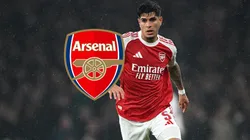 Piero Hincapié es figura del Arsenal y el salario que cobrará en el 2027 Foto: Getty