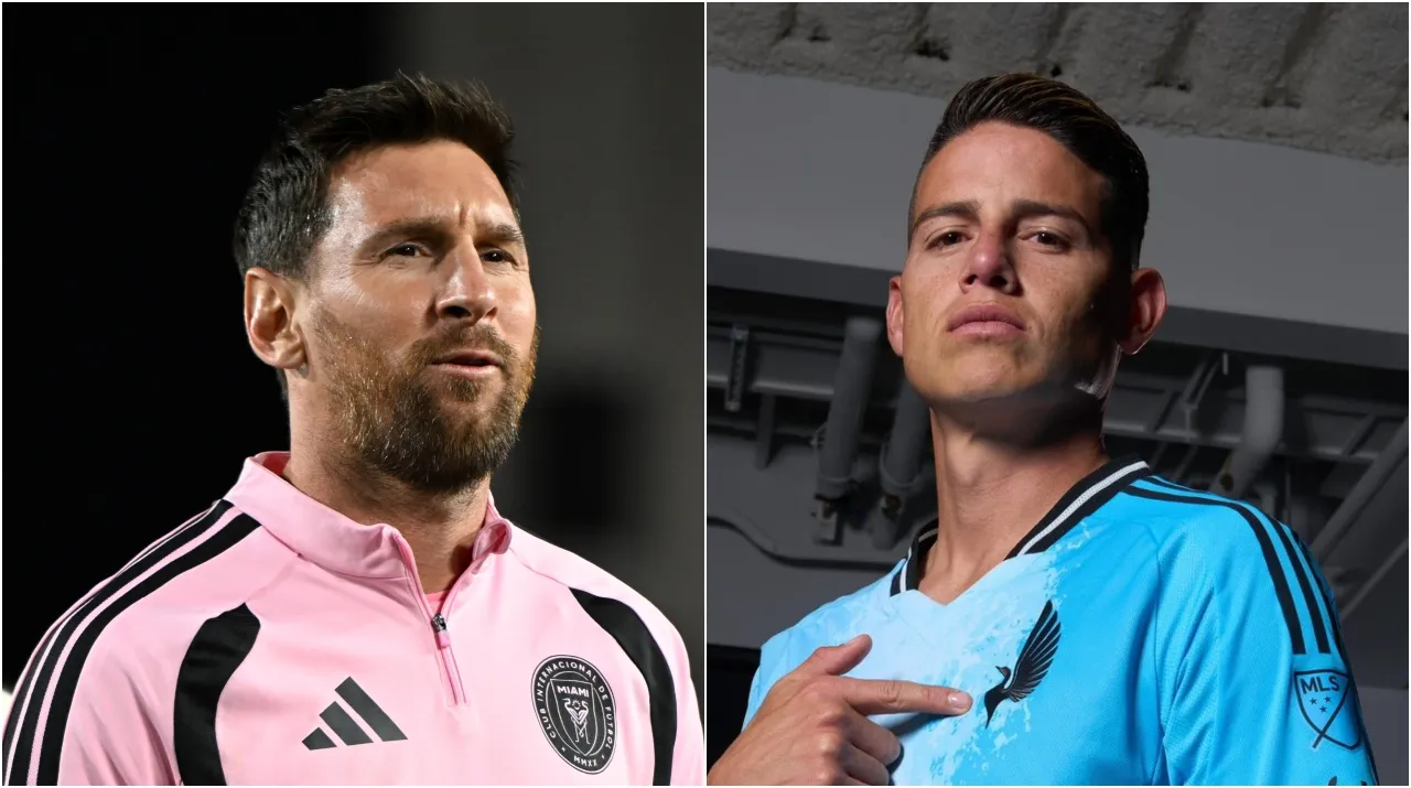 Messi habló sobre sus reacciones en la cancha como lo que pasó con James. (Foto: Getty Images y X)