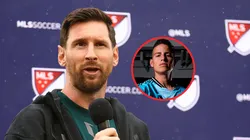 Messi y James jugarán al tiempo en la misma liga por segunda ocasión.