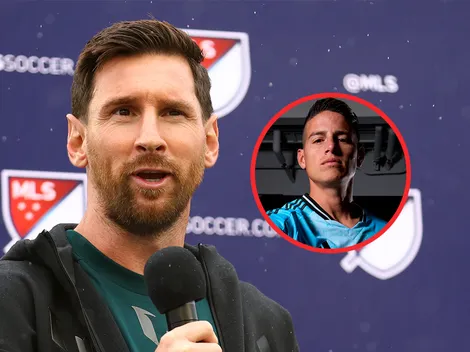 Leo Messi y un mensaje que le apuntó a James Rodríguez