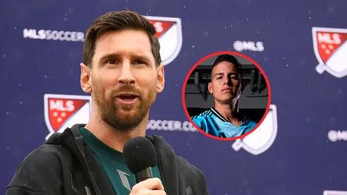 Messi y James jugarán al tiempo en la misma liga por segunda ocasión.