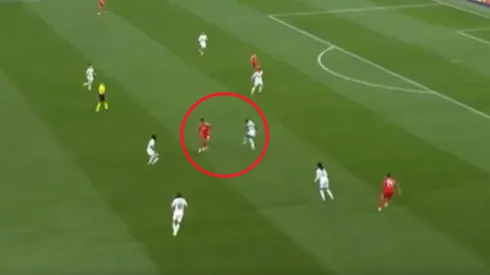 Richard Ríos tuvo un buen partido vs. Real Madrid en Champions League.