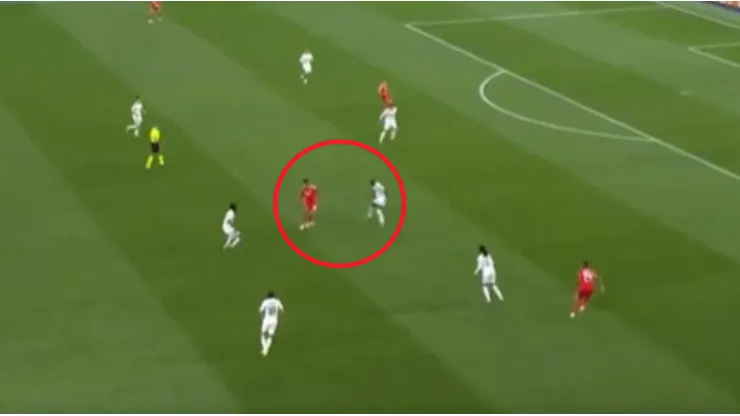 Richard Ríos tuvo un buen partido vs. Real Madrid en Champions League.