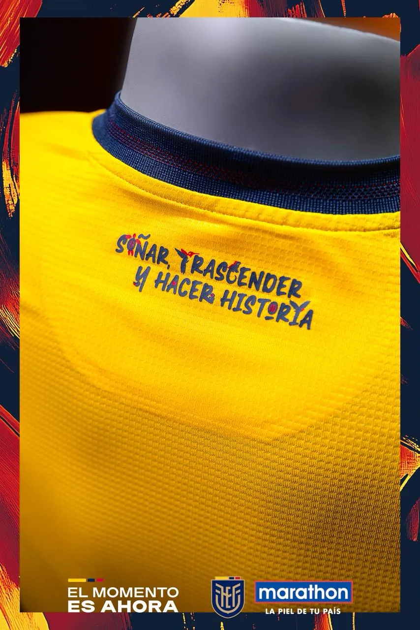 Los detalles ocultos en el mensaje de la camiseta de Ecuador. (Foto: Marathon)