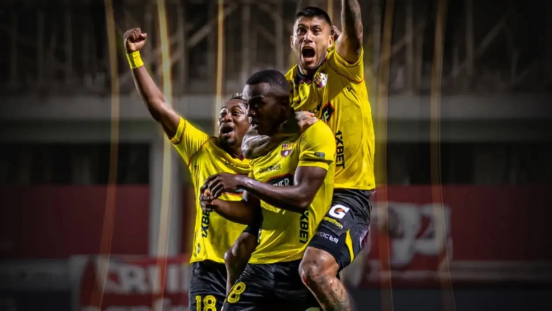 Barcelona, festejo gol vs. Argentinos Jr.