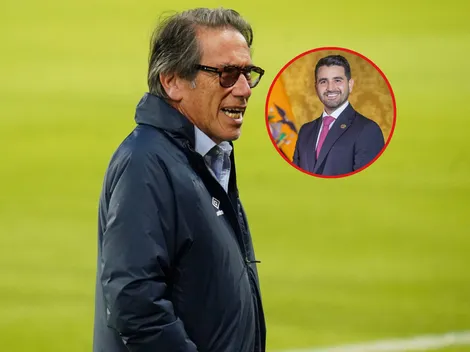 ¿Hubo chispas? Así fue el encuentro del presidente de Emelec y el presidente de Católica