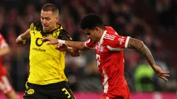 Nico Schlotterbeck y Luis Diaz en Bayern Múnich vs. Borussia Dortmund.