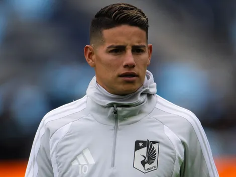 ¿Hace frío? La viral imagen de James Rodríguez en el partido de la MLS