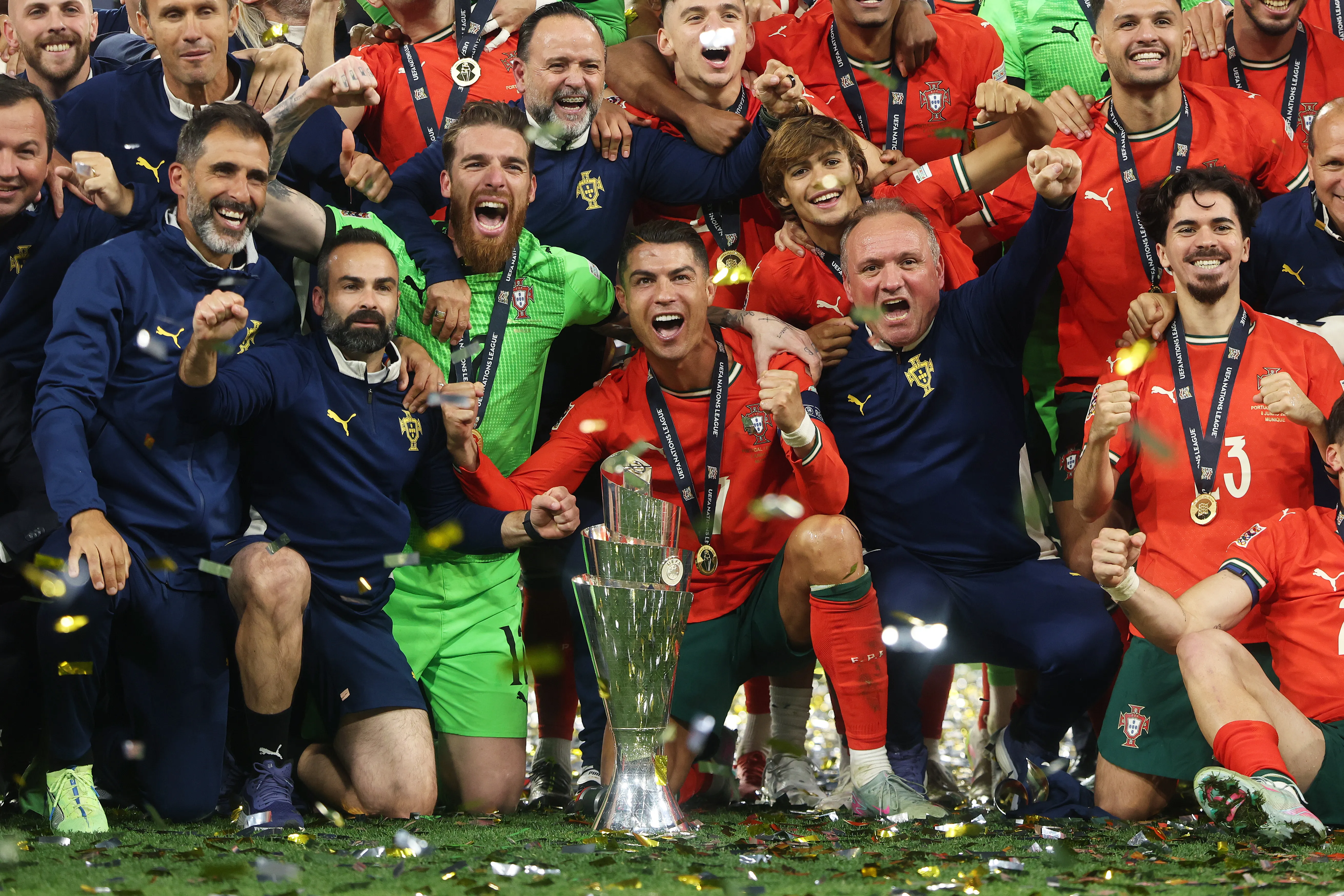 Portugal ganó la UEFA Nations League el año pasado. Foto: Getty.