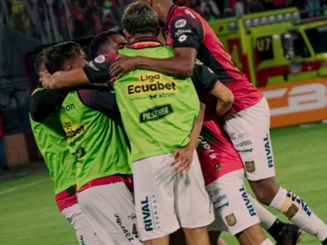 Deportivo Cuenca gana a Barcelona con 10 jugadores casi todo el partido