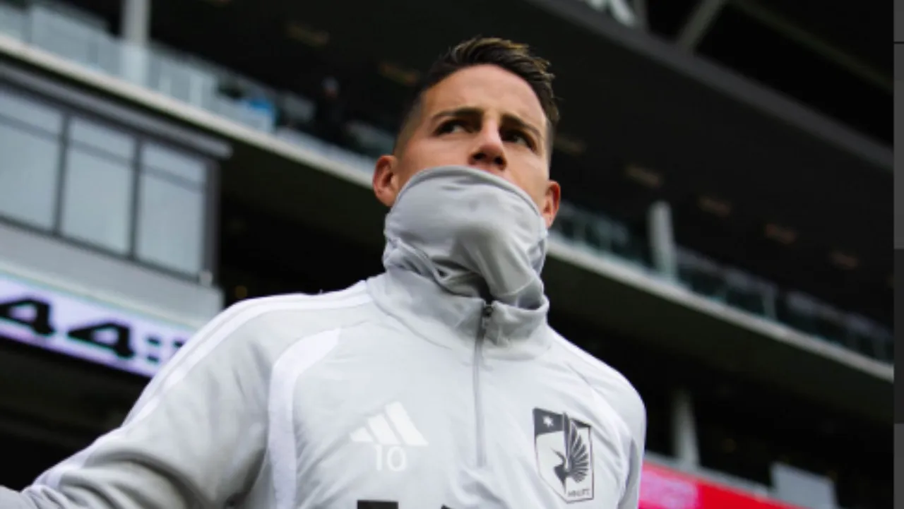 James Rodríguez en su primer partido en la MLS