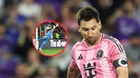 Messi anotó dos goles en el clásico ante Orlando City.