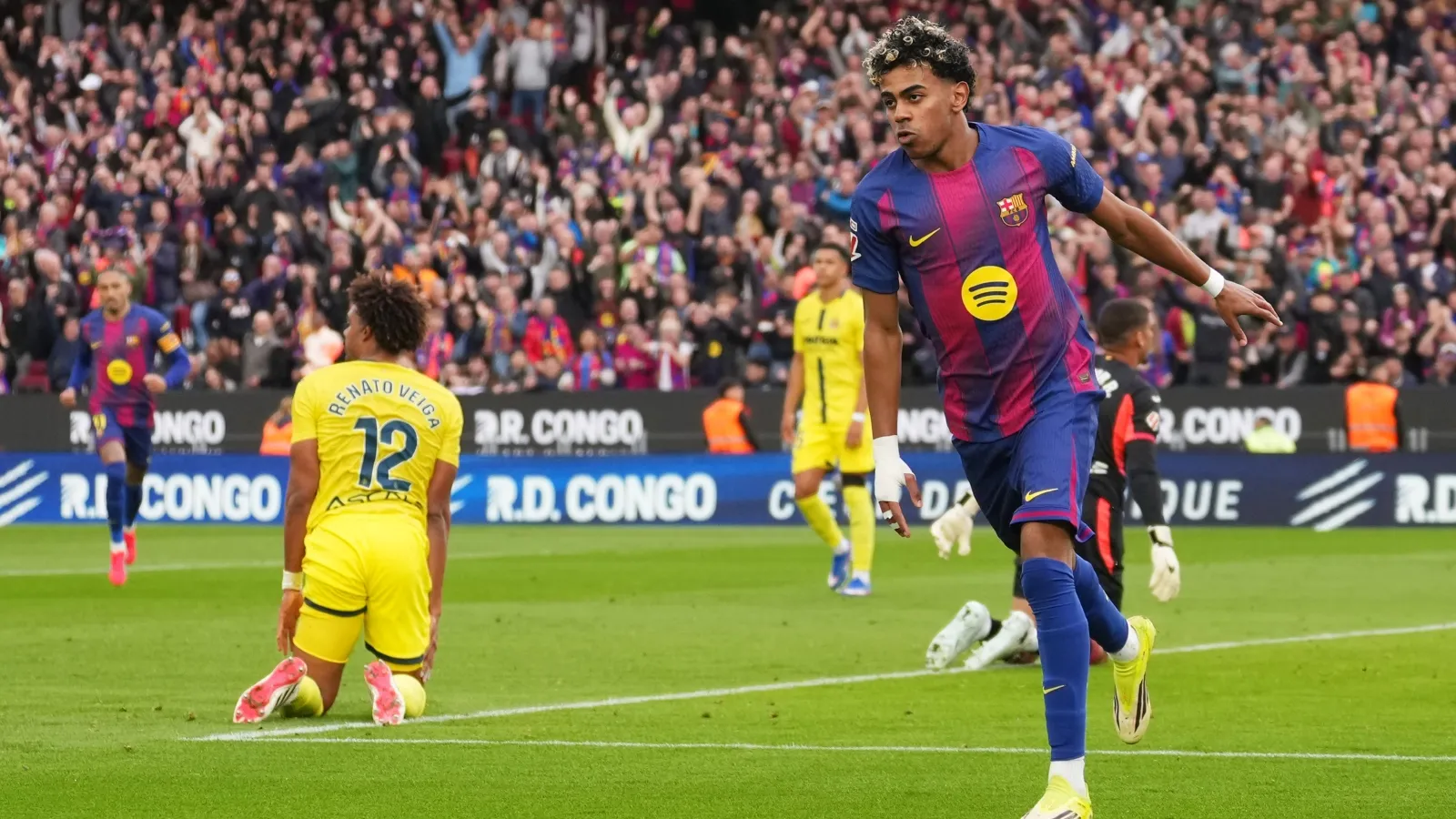 Yamal llega a su primer hat-trick tras 140 partidos con Barcelona: GETTY