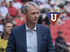 La insólita crítica de Tiago Nunes a la derrota de Liga de Quito ante Macará