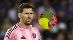 Messi le hizo un fuerte pedido al árbitro Ismail Elfath.