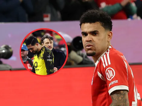 Las palabras de consuelo de Luis Díaz para el técnico del Dortmund