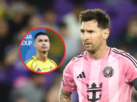 Comparación entre goles sin penales de Messi y Cristiano Ronaldo