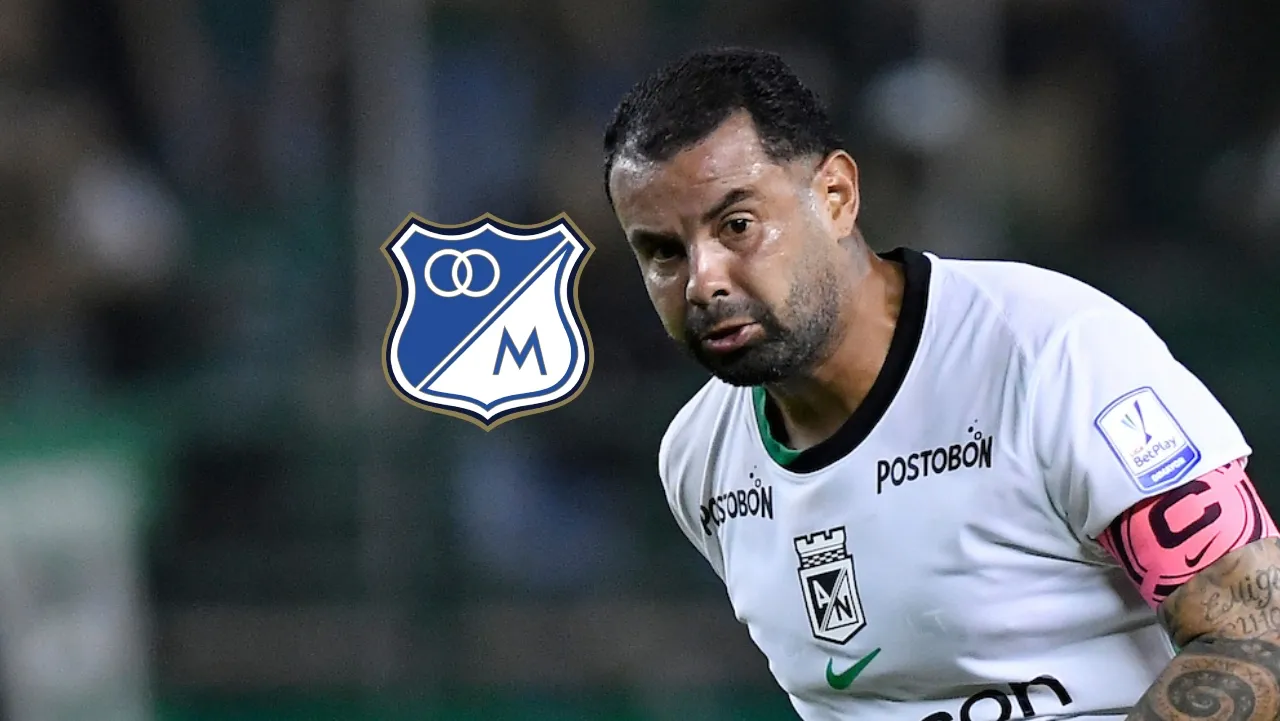 Edwin Cardona se pierde el duelo Nacional vs Millonarios de la fase previa de Copa Sudamericana