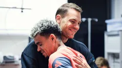 Luis Díaz y Manuel Neuer han ganado un título juntos en Bayern.