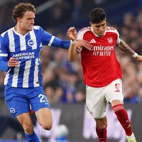 VIDEO | Piero Hincapié salva al Arsenal y le dice al DT de Brighton que se calle