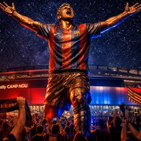 Laporta confirmó que Messi tendrá estatua en el Camp Nou