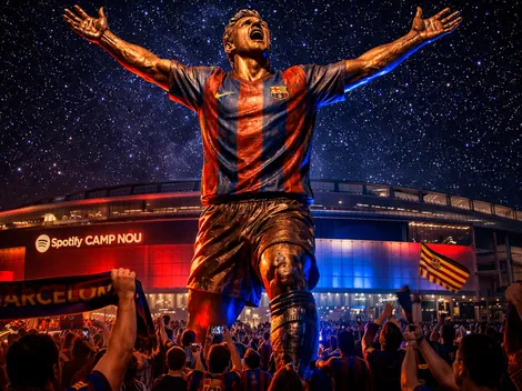 Laporta confirmó que Messi tendrá estatua en el Camp Nou