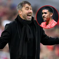 La primera imagen de Kendry Páez con el 'Chacho' Coudet como su nuevo DT en River Plate