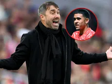 La primera imagen de Kendry Páez con el 'Chacho' Coudet como su nuevo DT en River Plate