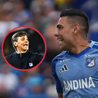 El DT de Millonarios confirmó que Radamel Falcao se volvió a lesionar