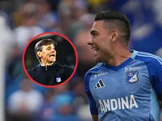 El DT de Millonarios confirmó que Radamel Falcao se volvió a lesionar