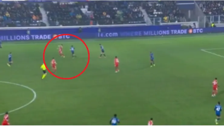 Luis Díaz recibió 7 puntos de calificación ante Atalanta.