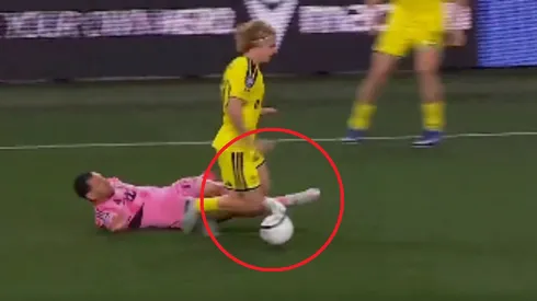 La jugada defensiva de Messi en Nashville SC vs. Inter Miami.