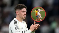 Federico Valverde y Richard Ríos se enfrentaron en la Copa América 2024.