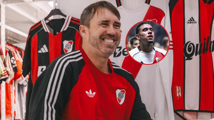 La noticia que Coudet le dio a Kendry Páez para el once de River Plate