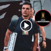 No se vio en TV: El terrible puñetazo que le dieron a Lucas González, DT de Tolima, en Copa Libertadores