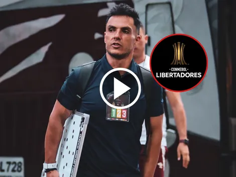 No se vio en TV: El terrible puñetazo que le dieron a Lucas González, DT de Tolima, en Copa Libertadores