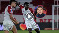 Jordy Caicedo le responde a Beccacece con un gol ante River