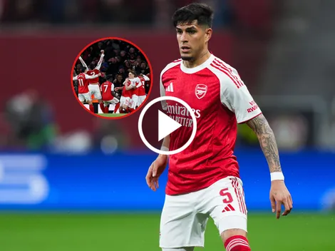 VIDEO | Piero Hincapié se manda una asistencia que puede hacer campeón a Arsenal de la Premier League