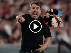 VIDEO | La "acalorada" charla entre Eduardo Coudet y Kendry Páez