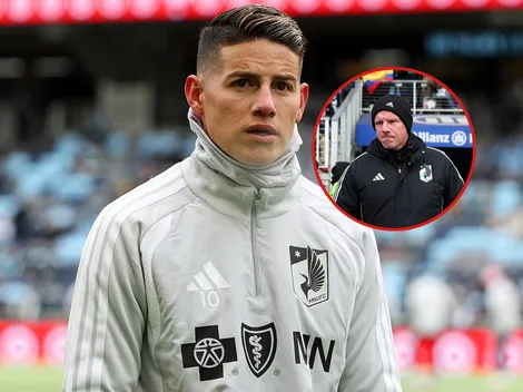 Toda Colombia impactada: Las palabras del DT de Minnesota sobre James Rodríguez tras ser goleado 6 a 0
