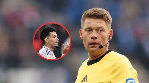 El árbitro Christian Dingert expulsó a Luis Díaz en Bayer Leverkusen vs. Bayern Múnich.